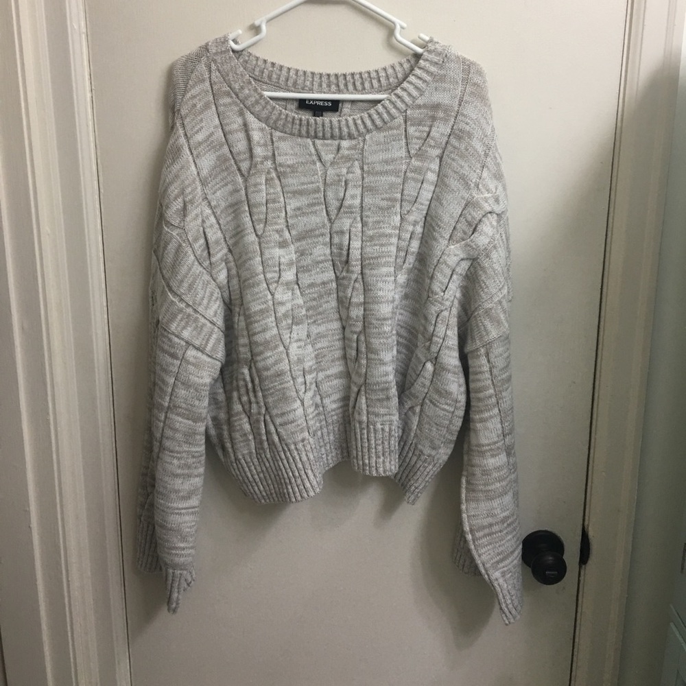 Gray Express sweater